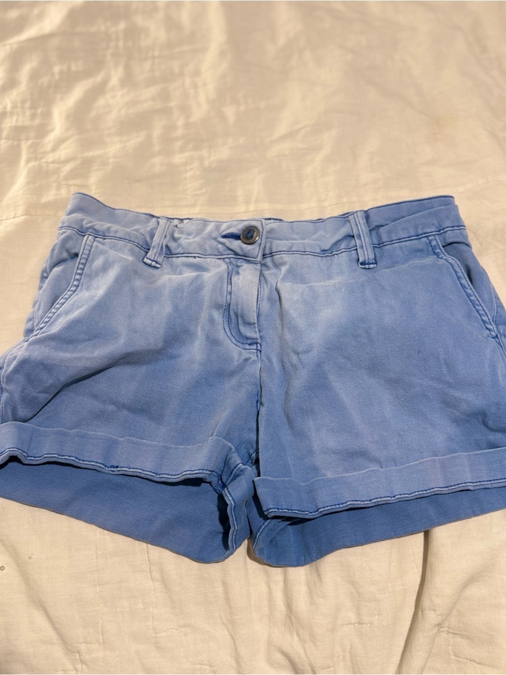 Land & Sea Blue Cuffed Shorts Size 2
